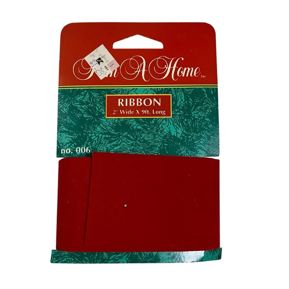 NEW Vintage Trim A Home Red Christmas Ribbon 2